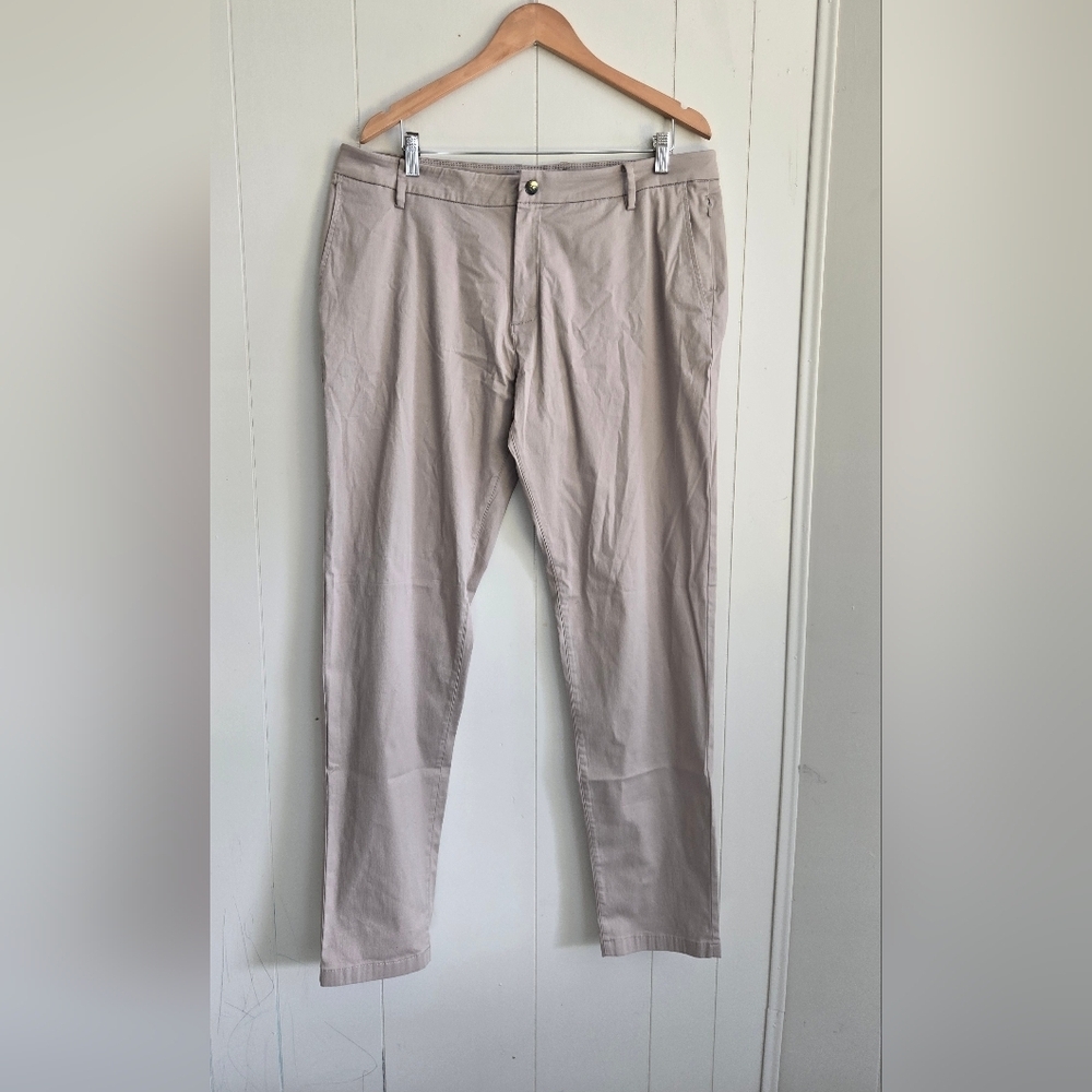 Birddogs Tan Slim  Cotton Blend Boomstick Trousers -SZ 38x34